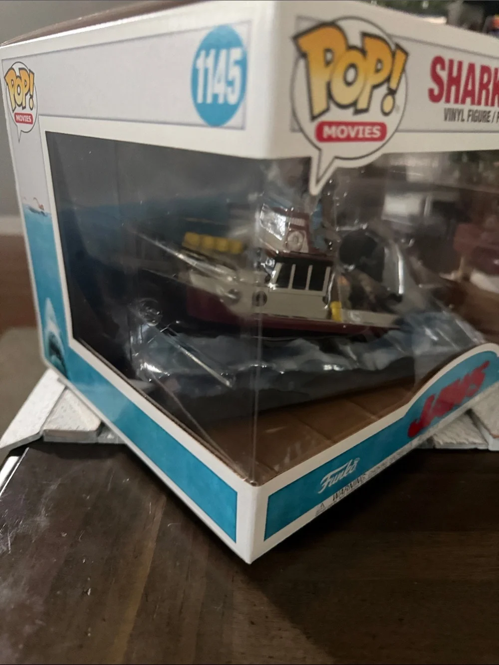 Funko Jaws Shark Eating Boat Vinyl Figure - White, Blue & Red